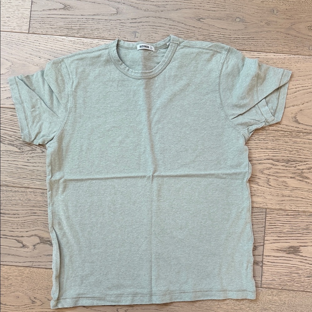 Buck Mason Sage Green Short Sleeve Tee